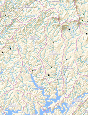 HUC 031300010401 - Wahoo Creekf