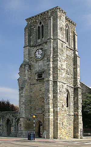 Holyrood Church tower
