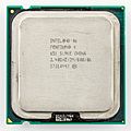 Intel microprocessor Pentium 4 HT 651 3.4 GHz - SL9KE-3367