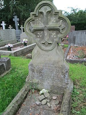 Jeremiah's grave at Welshampton church