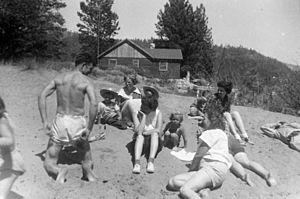Kings Beach, Lake Tahoe, 1945