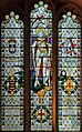 Kingston, All Saints church, Holy Trinity Chapel, western window on north wall