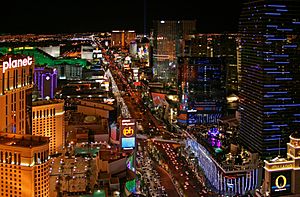 Las Vegas Strip at night, 2012