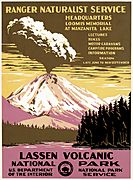 Lassen Volcanic Natl Park poster 1938