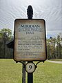 Lauderdale Springs Confederate-Union Cemetery informational sign