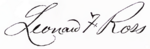 Leonard Ross Signature.svg