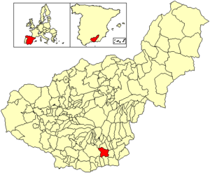 Location of Torvizcón