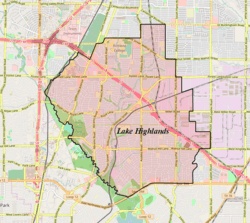 Moss Farm, Dallas is located in Lake Highlands
