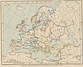 Map Europe in 814- Touring Club Italiano CART-TRC-50 02