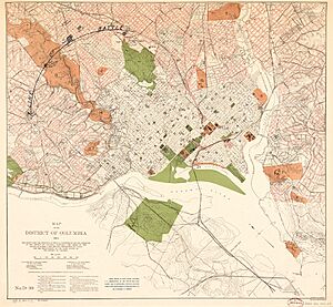 Map of the District of Columbia - 1901 LOC 87694449
