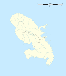 Diamond Rock is located in Martinique