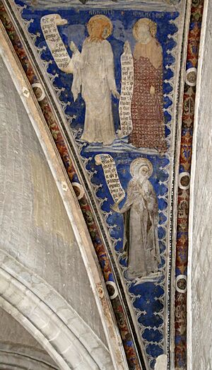 Matteo giovannetti, profeti della grande udienza, 1353, 12