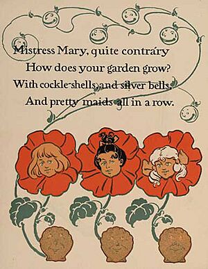 Mistress Mary, Quite Contrary 1 - WW Denslow - Project Gutenberg etext 18546