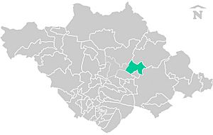Location of the municipality in Tlaxcala.