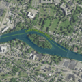 NASA Worldwind, USGS imagery map, Sisters Island, Michigan