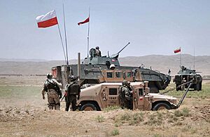 Polish Army soldiers in Afghanistan