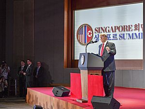 President Trump Addresses the Press in Singapore (41855740045)