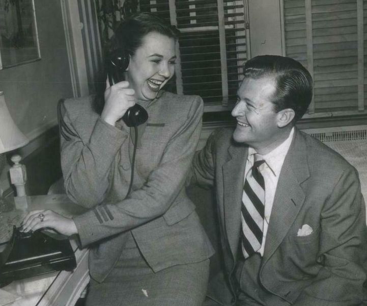 Image Press photo of Jane Withers and Bill Moss, 1947 (cropped)