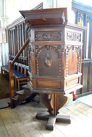 Pulpit St Marys Church Ashwell