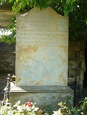 Robert Fergusson's gravestone - geograph.org.uk - 1339586