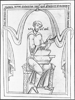 Rupert von Deutz - Federzeichnung Codec lat. 11355