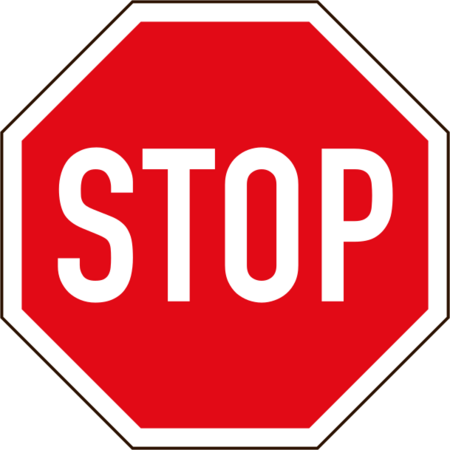 SADC road sign R1