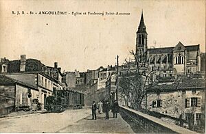 SJS 81 - ANGOULEME - Eglise et Faubourg Saint-Ausonne