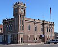 Schuyler, Nebraska city hall from NW 1