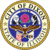 Official seal of Dixon, Illinois