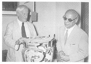 Sir John D. Beazley e Gino Pelizzola
