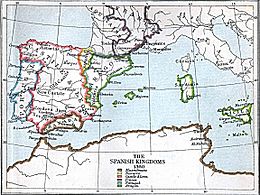 Spanish kingdoms 1360