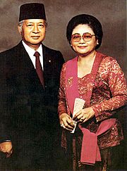 Suharto and Ibu Tien