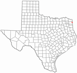Location of Bloomburg, Texas
