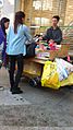 The Cartful selling mobile phone cases in Mong Kok