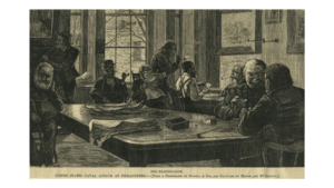 The Reading- Room, U.S.Naval Asylum,1878, Philadelphia Pennsylvania