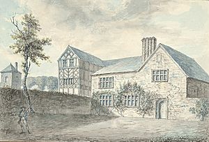 The abbots house at Alberbury, 1796