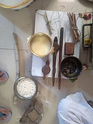 Tools used for Yajna