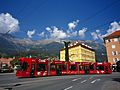 Trambahn in Innsbruck