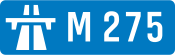 M275 motorway shield