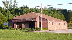 The U.S. Post Office in Vance, Alabama