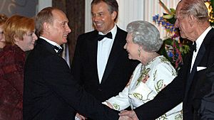 Vladimir Putin and Prince Philip