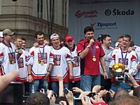 Vladimir Ruzicka and Czech ice hockey team 2010