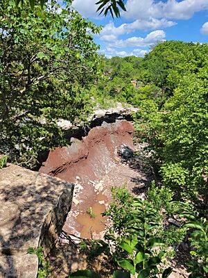 Waterfall in Cowley County in 2023