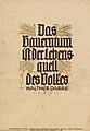 Wochenspruch der NSDAP 8 October 1940