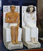 Ägyptisches Museum Kairo 2016-03-29 Rahotep Nofret 01