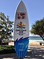 2018 Commonwealth Games countdown clock in July 2017