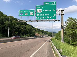 I-68/US 40 in Bowling Green