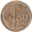 50 Franc coin (CFP), reverse.png