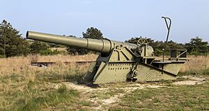 8 inch railway gun Fort Miles DE1
