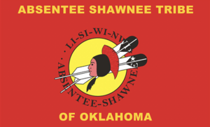 Absentee Shawnee Tribe of Indians flag.png